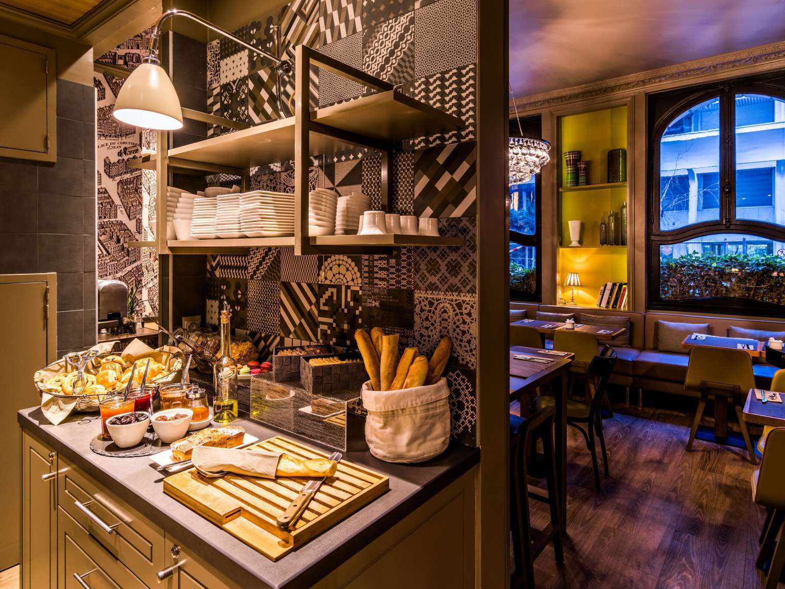 Hotel Louison Париж Ресторан фото